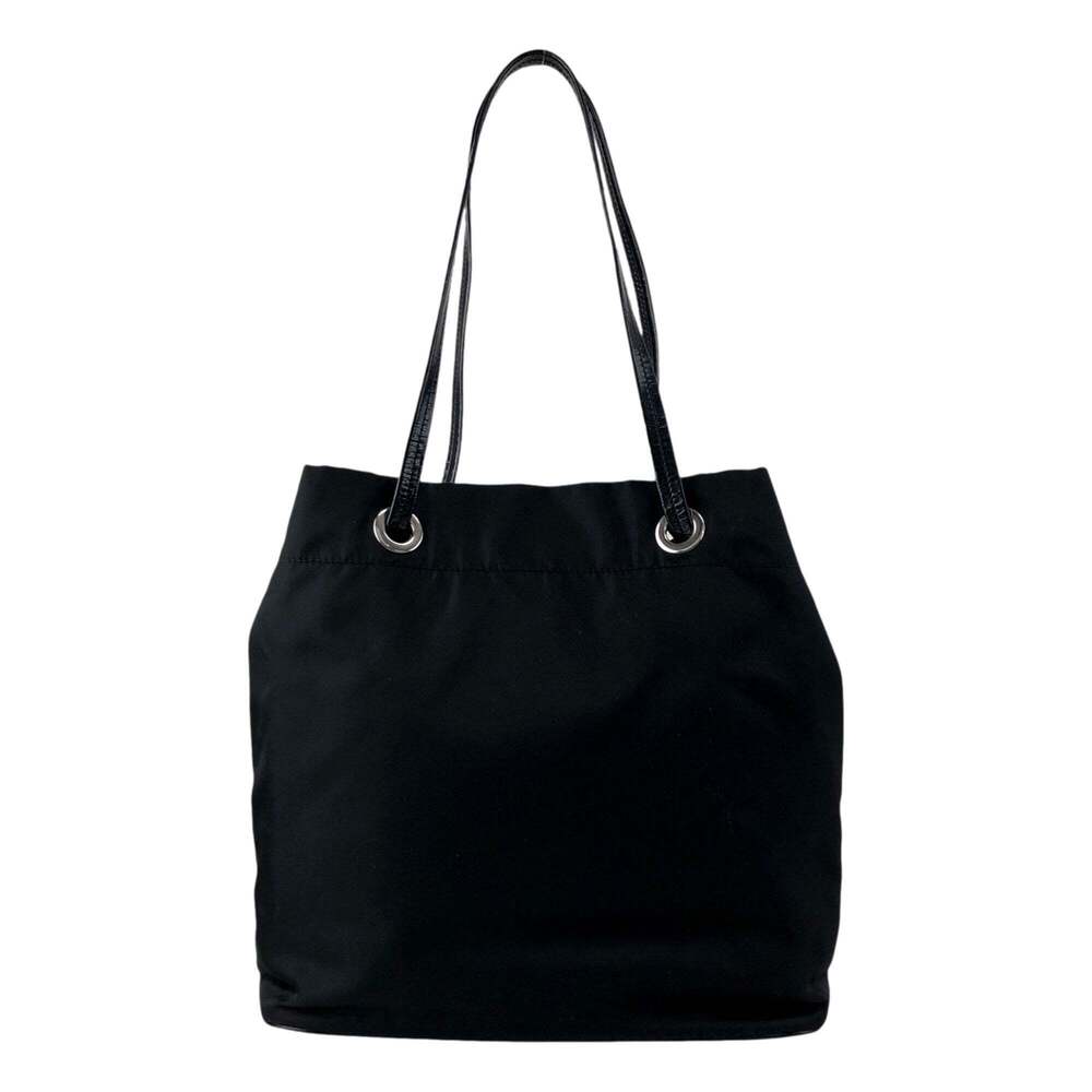 Prada Vintage Tessuto Triangle Logo Drawstring Handbag Totebag